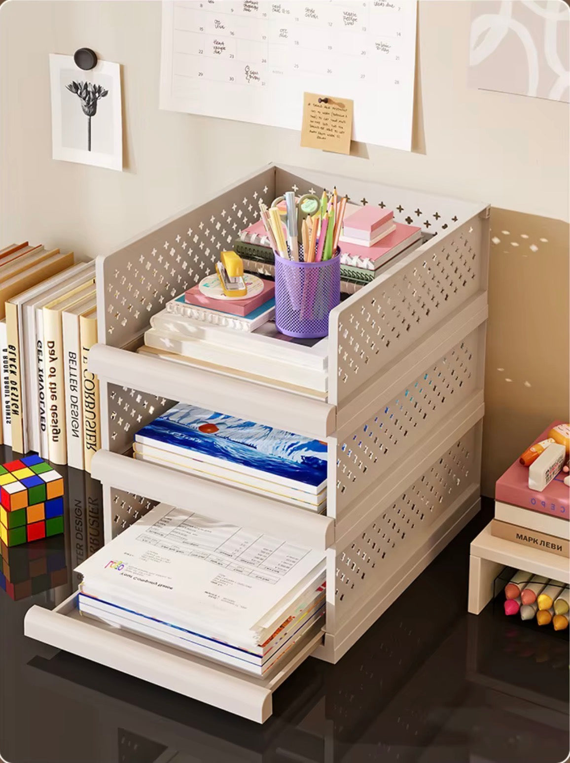 Mobiler Aufbewahrungsbox – modular & stapelbar