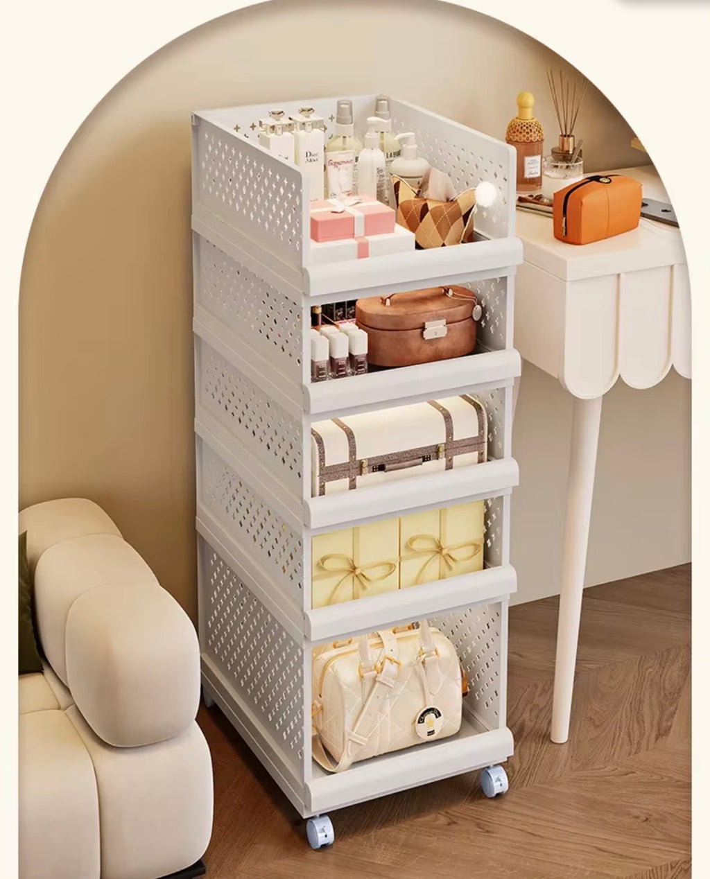 Mobiler Aufbewahrungsbox – modular & stapelbar